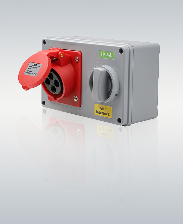 機械聯鎖工業插座